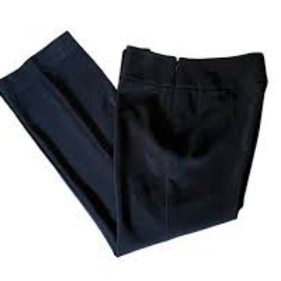 🔥Cach’e, Black SATIN FLARED TROUSERS w/VENTS, Excellent Condition, Size 10 Long - Picture 3 of 13